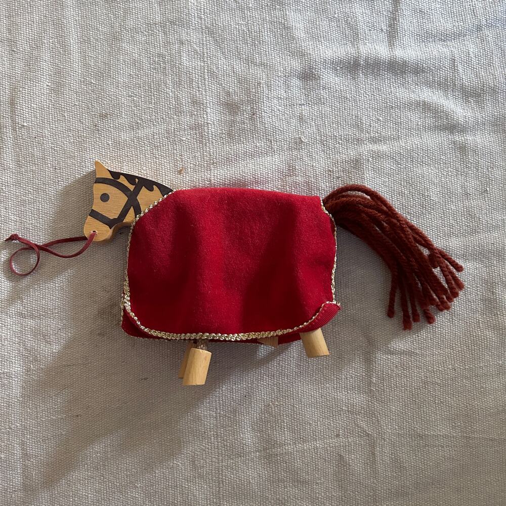 Voila Castle Horse Vintage Eco Friendly Toy Imagination Make Believe Bendable